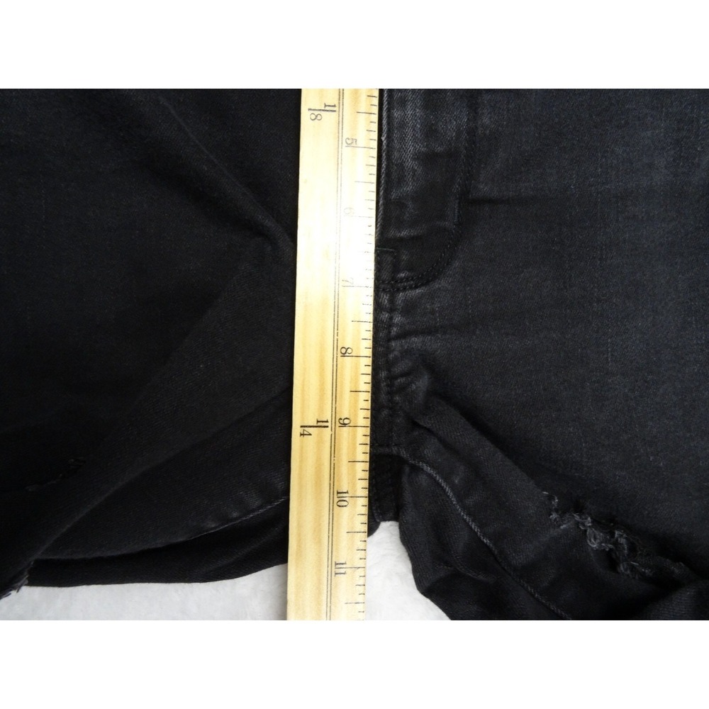 American Eagle Jeans Womens Size 8 Black High Rise Jegging Stretch Distressed - Picture 14 of 16